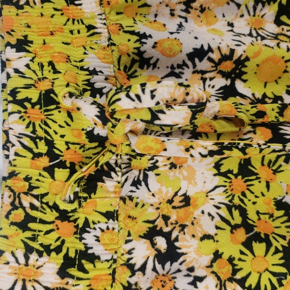 Urban Outfitters Carmen Gold and White Sunflower Hippie Pants - Picture 3 of 13